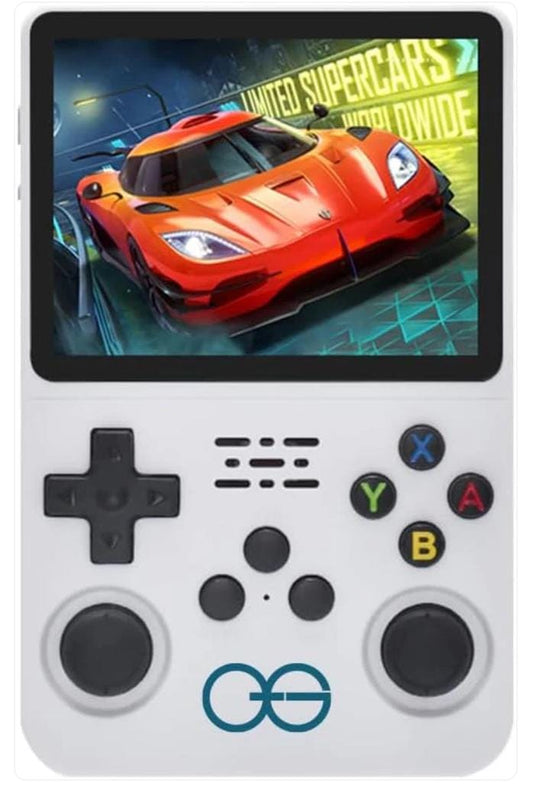 "Portable Retro Game Console – Built-in Games, HD Display, Dual Joystick Fun!"