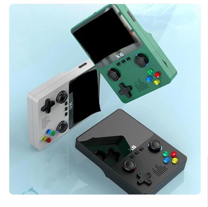 "Portable Retro Game Console – Built-in Games, HD Display, Dual Joystick Fun!"